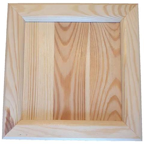 Cornice Quadrata In Legno - 21,5 X 21,5 Cm - Foto 1