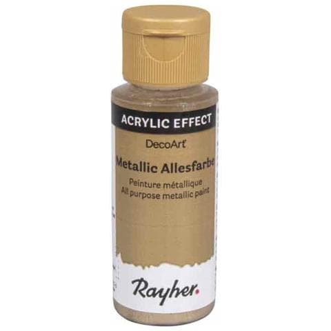 Pittura Acrilica Metallizzata Multiuso 59 Ml - Arancione Chiaro - Foto 1