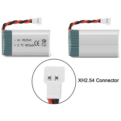 4 Pezzi Batteria Lipo Ricaricabile (3.7v, 850 Mah Lipo) Per Rc Droni Quadricotteri Syma X5sc X5sw - Foto 6