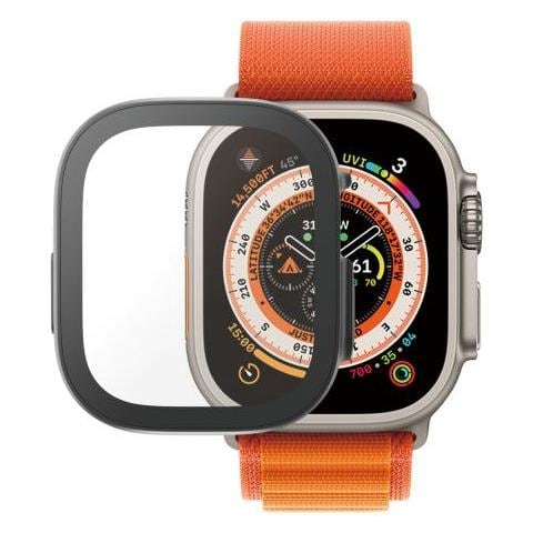 Salvadisplay Per Apple Watch Ultra 49mm Oleofobico 3d Full Body, Nero - Foto 1
