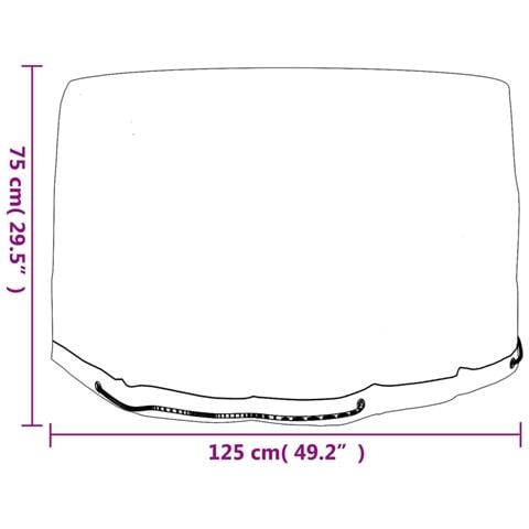 Coperture Mobili Da Giardino 2pz 6 Occhielli 125x75 Cm Rotonde - Foto 7