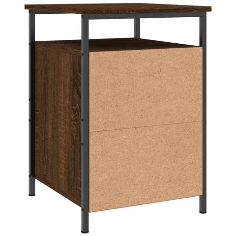 Comodino Rovere Marrone 40x42x60 Cm In Legno Multistrato - Foto 2