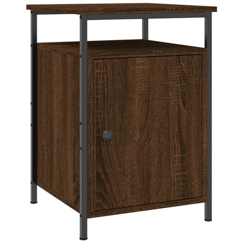 Comodino Rovere Marrone 40x42x60 Cm In Legno Multistrato - Foto 1