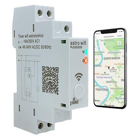 Astro Wifi, Interruttore Orario Astronomico - Giornaliero /settimanale - Multifunzione Wifi 48-230vac - Foto 5