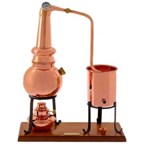 Alambicco Alembic Whisky Premium 0,7 Litri Con Bruciatore A Spirito E Termometro - Foto 1