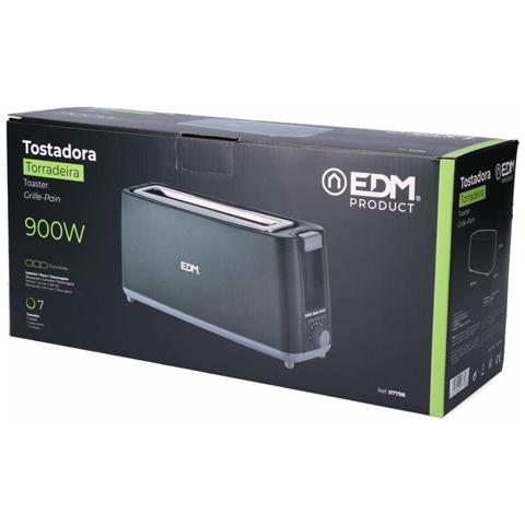 Tostapane Black Design Lunga 900 W - Foto 1