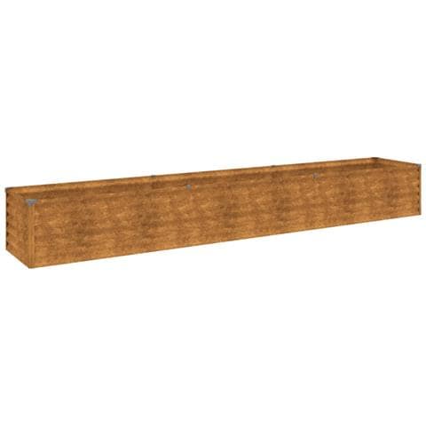Fioriera Rialzata Da Giardino 291x50x36 Cm In Acciaio Corten - Foto 2