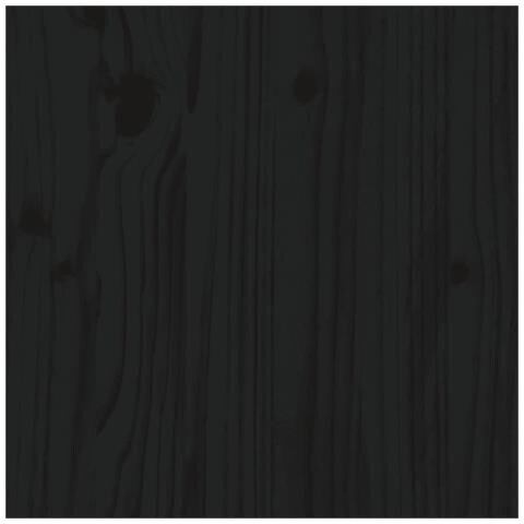 Giroletto Bambini con Cassetti Nero 80x200cm Massello di Pino - Foto 10