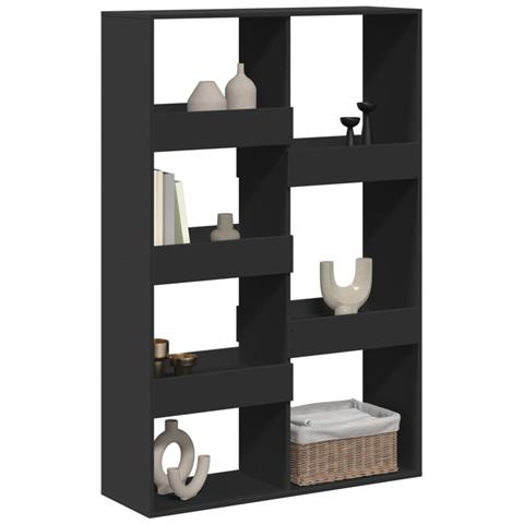 Divisorio Nero 100x33x155,5 Cm In Truciolato - Foto 3