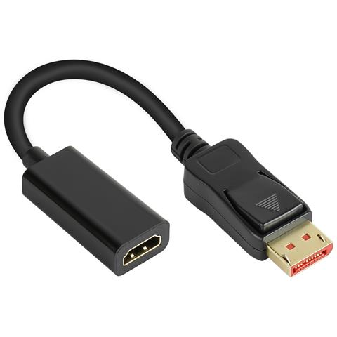 DP-AD09 cavo e adattatore video 0,2 m DisplayPort HDMI Nero - Foto 1