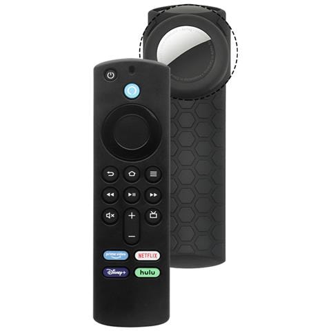 Custodia Protettiva Per Telecomando Fire Tv Stick 2024alexa Di Terza Generazione Airtag Black - Foto 2