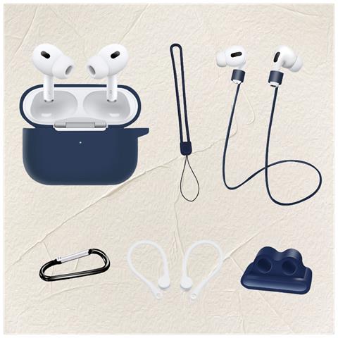 Set Di 6 Accessori Per Airpods Pro 2 - Blu Intenso - Foto 2