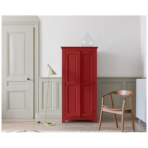 Pittura Mobili A Base Di Caseinaopaco Profondo Rosso Mattone 500ml - Foto 2