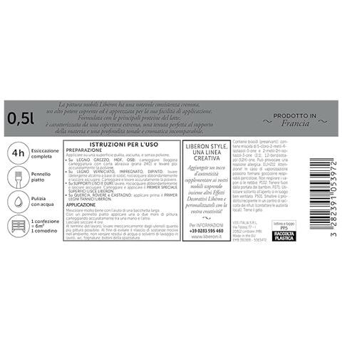 Pittura Mobili A Base Di Caseinaopaco Profondo Rosso Mattone 500ml - Foto 3