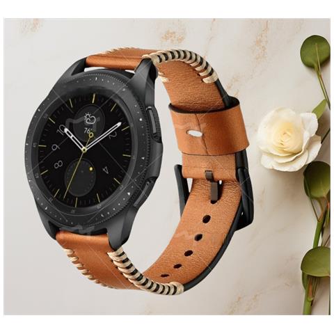 Elegante Cinturino In Pelle Marrone Per Galaxy Watch 5/5 Pro - Foto 7