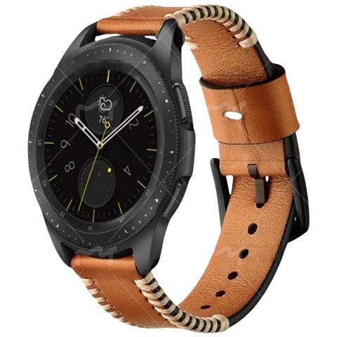Elegante Cinturino In Pelle Marrone Per Galaxy Watch 5/5 Pro - Foto 1