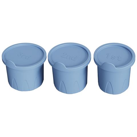 Vassoio Per Cubetti Di Ghiaccio In Silicone Per Tazze Stanley - Set Di 3 Blue - Foto 1