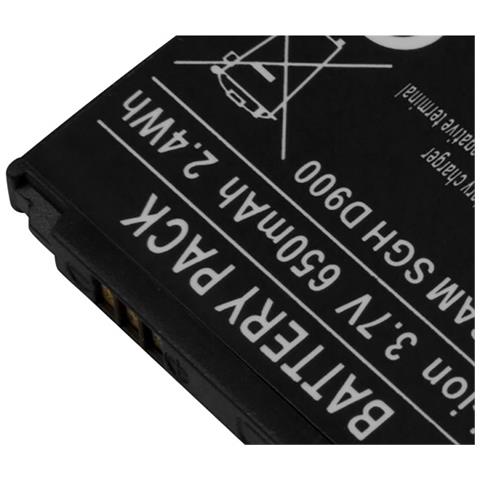 Samsung Sgh D900 Batteria Agli Ioni Di Litio 3,7v 650mah 2,4wh Ab503442cecstd - Foto 2