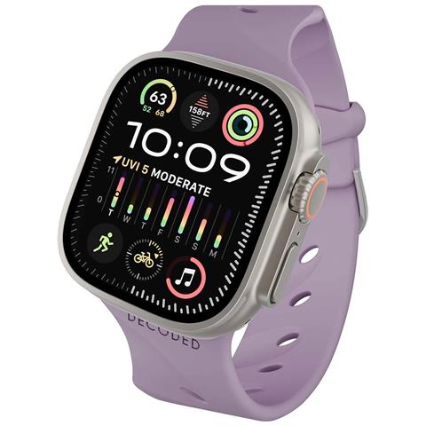 Bracciale In Silicone Ares Splice Per Apple Watch 44-49mm, Viola - Foto 1