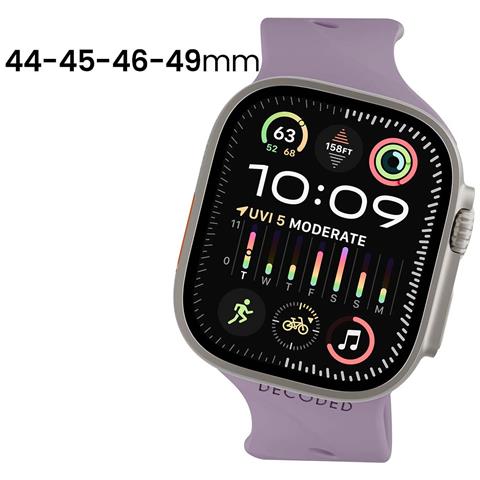 Bracciale In Silicone Ares Splice Per Apple Watch 44-49mm, Viola - Foto 5