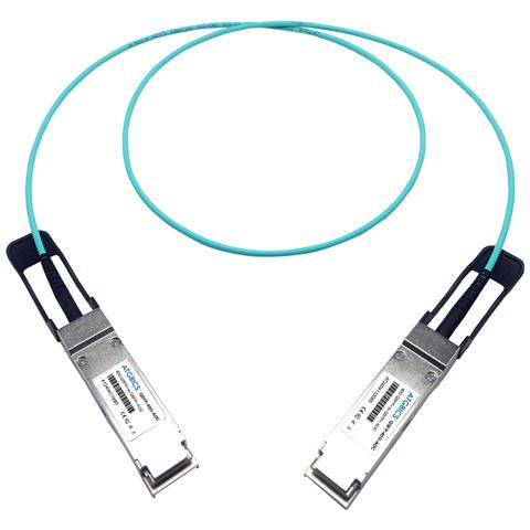 AOC-QSFP-40G-10M-AT cavo InfiniBand e in fibra ottica QSFP+ Colore acqua, Arancione - Foto 1