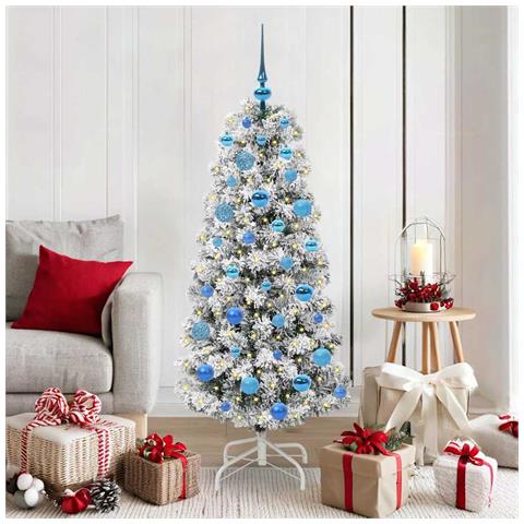 Albero di Natale Artificiale con Rami Pieghevoli 150 cm - Foto 2