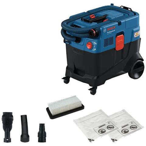 Aspiratore a Cilindro GAS 400 A Professional 1200 W Capacità 40 L Colore Blu - Foto 1
