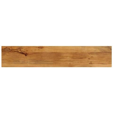 Piano per Tavolo 180x20x3,8cm Rettangolare Legno Massello Mango - Foto 1