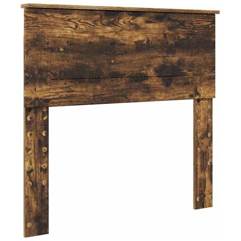 Testiera con testiera Rovere fumé 75 cm Legno multistrato - Foto 1