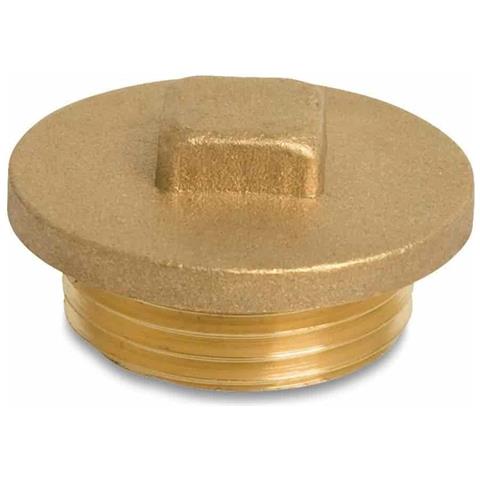 Tappo In Ottone Filettato 3/4   Raccordi Idraulici Per Riscaldamento - Foto 1