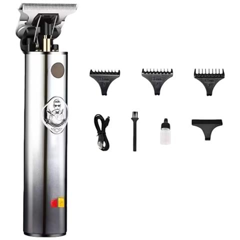 Tosatrice Elettrica Professionale Argento Con Display Digitale - Strumento Di Grooming - Foto 1