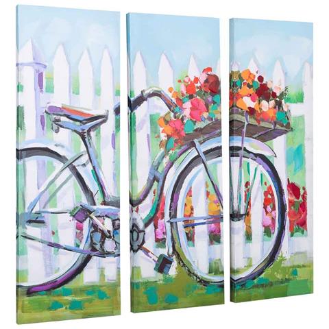 Quadro Dipinto A Mano 30x90x3h - Foto 1