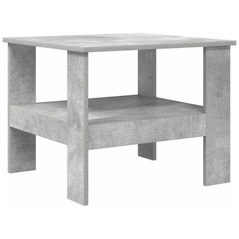 Tavolino da salotto Grigio cemento 57 x 55 x 45 cm - Foto 1