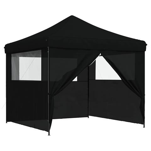 Tenda Party Nero 292 x 292 x 315 cm Tessuto Oxford - Foto 1