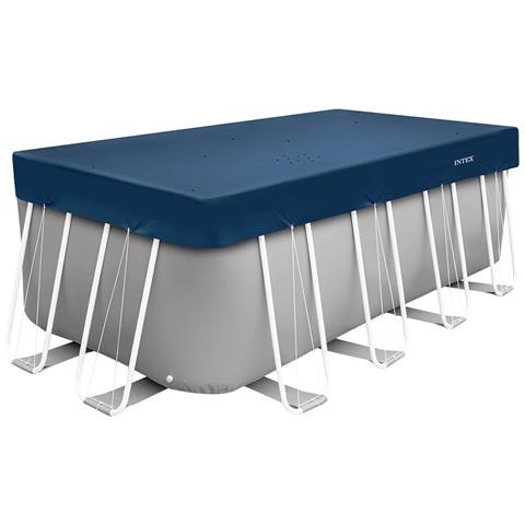 Copertura per piscina 400 x 200 cm Rettangolare PVC e PET - Foto 1