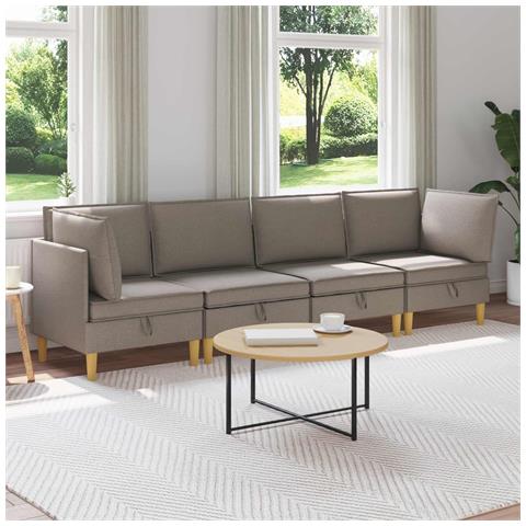 Set di divani modulari con spazio di archiviazione 4 pcs - Foto 2