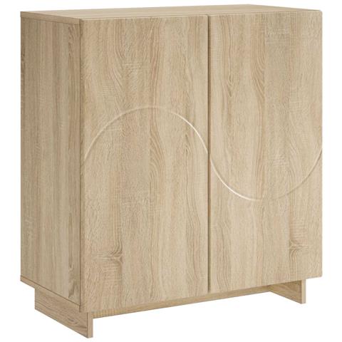 Credenza Rovere Sonoma 67 x 34,5 x 75 cm Legno ingegnerizzato - Foto 1