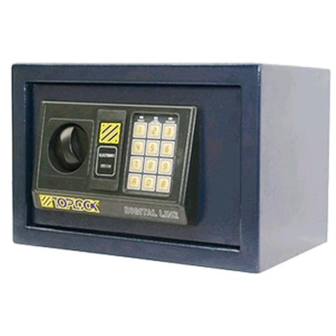 Cassaforte con chiave in acciaio 2 catenacci in acciaio 19x35x25 cm - Foto 1