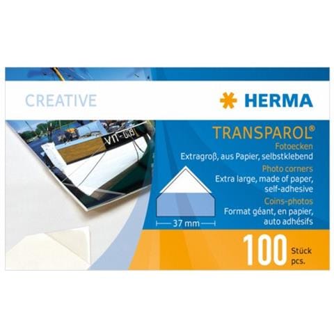 Transparol Photo Corners XXL 100 pcs 1302 - Foto 1