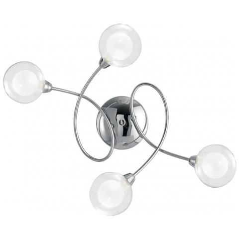 I-BLOG-PL4 - Plafoniera dal design moderna dal colore cromato 28 watt G9 - Foto 2