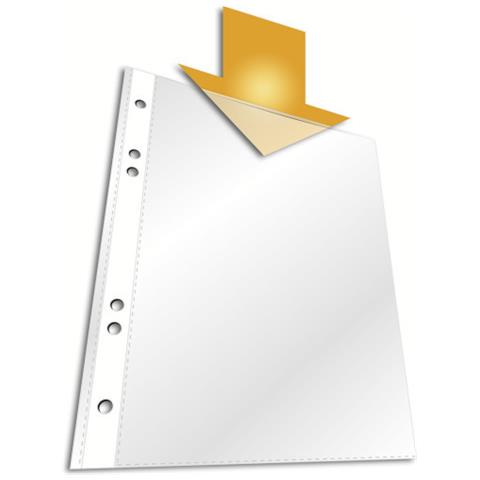 Buste Foratura Universale Ppl Trasp. Buccia D'arancia A5 Trasp. 25pz - Foto 2