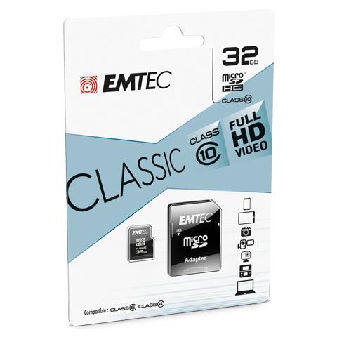 MicorSD da 32 GB Classe 10 fino a 20MB 7s in Lettura + Adattatore - Foto 2