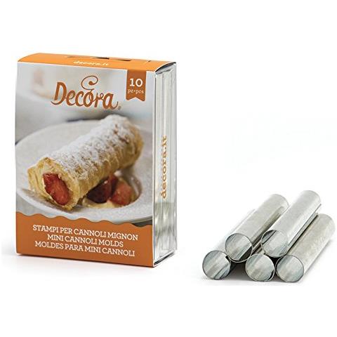 Stampi Cannoli Mignon 10pezzi Banda Stagnata - Foto 1