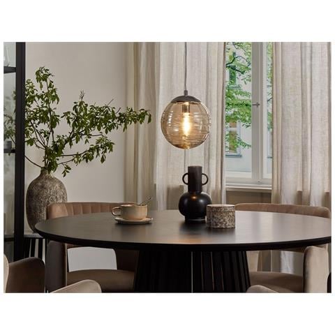 Lampadario A Sfera In Vetro Ambrato Mirna - Foto 30