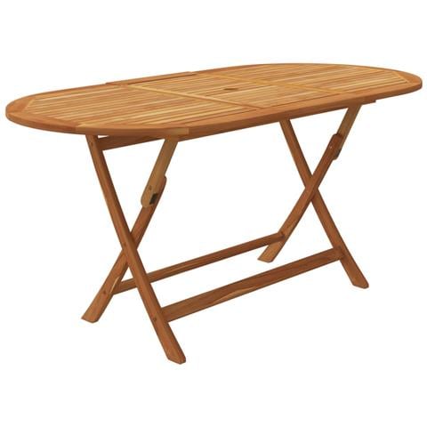 Set Da Pranzo Per Esterni 9 Pz In Legno Massello Di Acacia - Foto 8