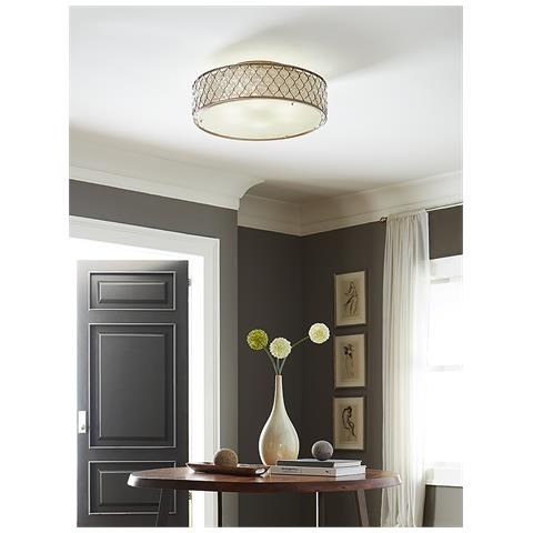 6 Light Flush Light, Argento Brunito - Foto 3