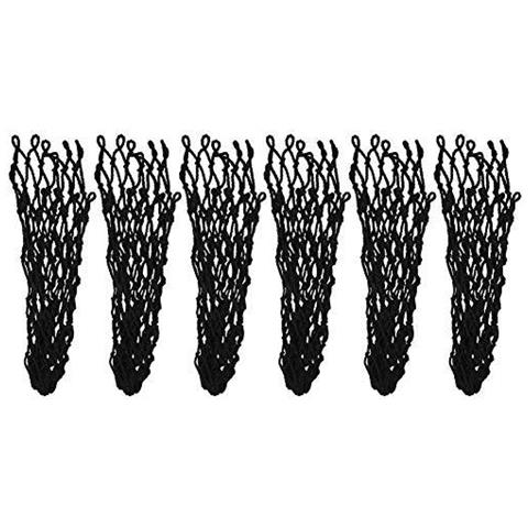 Biliardo Ping-pocket Cotone Filo Mesh Bag Biliardo 6pcs Set Per Biliardo Snooker (nero) - Foto 1