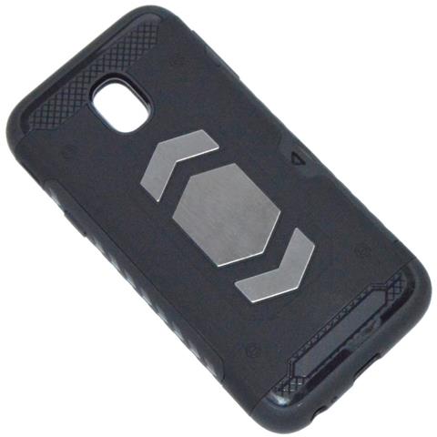 Custodia Defender Shell Alta Protezione Antiscivolo Magnetica Per Samsung Galaxy J3 (2017) Blac - Foto 1