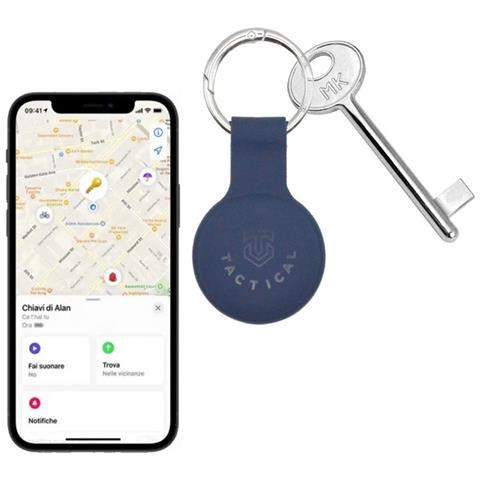Custodia Originale Ciondolo Per Apple Airtag Beam Silicon Blu - Foto 5