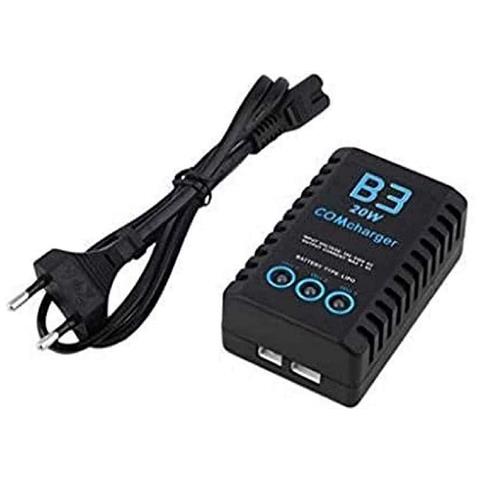 B3 20w 1.6a Ac 100 A 240v 50 / 60hz Compatto Portatile Balance Caricabatterie Facile Da Collegare Per 2s-3s Lipo Per Imax - Foto 4